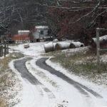 snowy farm